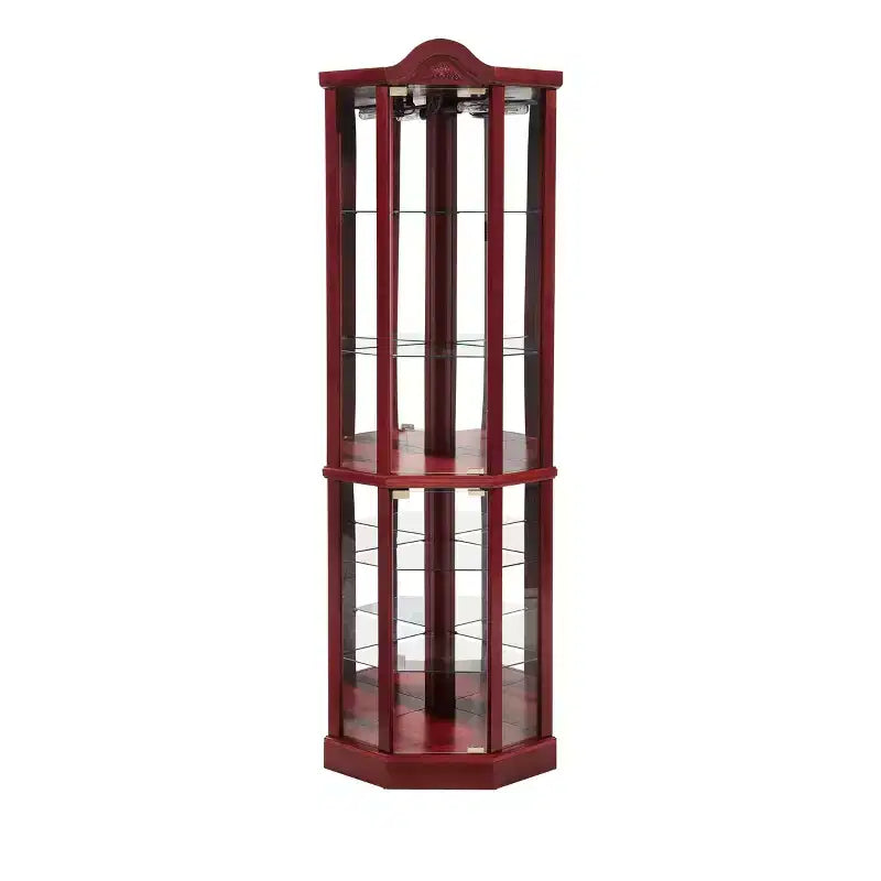 AndMakers 16.73 in. Display Cabinet with 2 Glass Doors