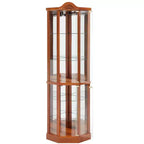 AndMakers 16.73 in. Display Cabinet with 2 Glass Doors