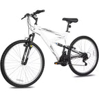 hykolity Mountain Bike, 26 27.5 Wheel, 18 Speed MTB Bicycle with Dual Suspension, Adjustable Saddle for Men Women Outdoor Cycling