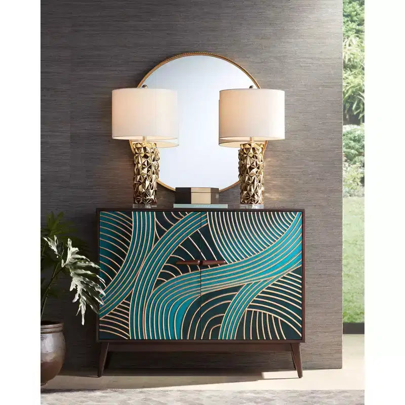 55 Downing Street Delilah 35 1/4 Wide Multicolor 2-Door Accent Chest