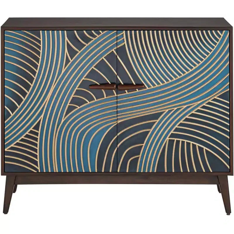 55 Downing Street Delilah 35 1/4 Wide Multicolor 2-Door Accent Chest