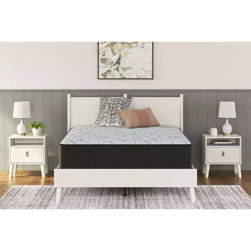 Signature Design by Ashley Elite Springs Plush 14-Inch Mattress - Memory Foam & Wrapped Coils - Bed in a Box