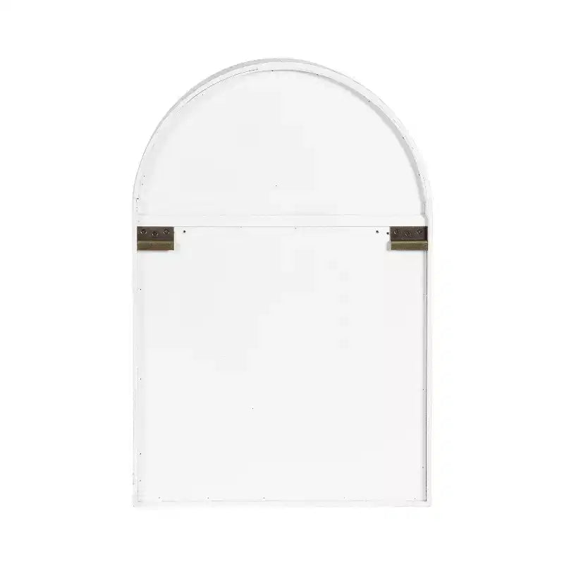Kate and Laurel Megara Arched Wall Mounted Cabinet, 16x6x24, Black