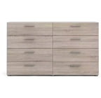 HomeStock Austin Cassettiera Doppia a 8 Cassetti Stile Moderno