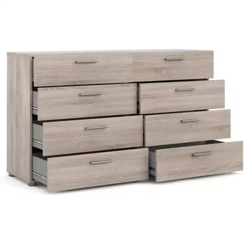 HomeStock Austin Cassettiera Doppia a 8 Cassetti Stile Moderno
