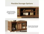 Bestier Modern 63 TV Stand with LED Lights for TVs up to 70 , Media Console with Cable Management