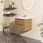 Mobile lavabo sospeso da 24 pollici (solo mobile)