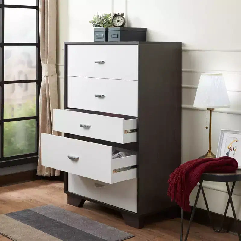 GDFStudio Colbert 5-Drawer 47 Wood Dresser