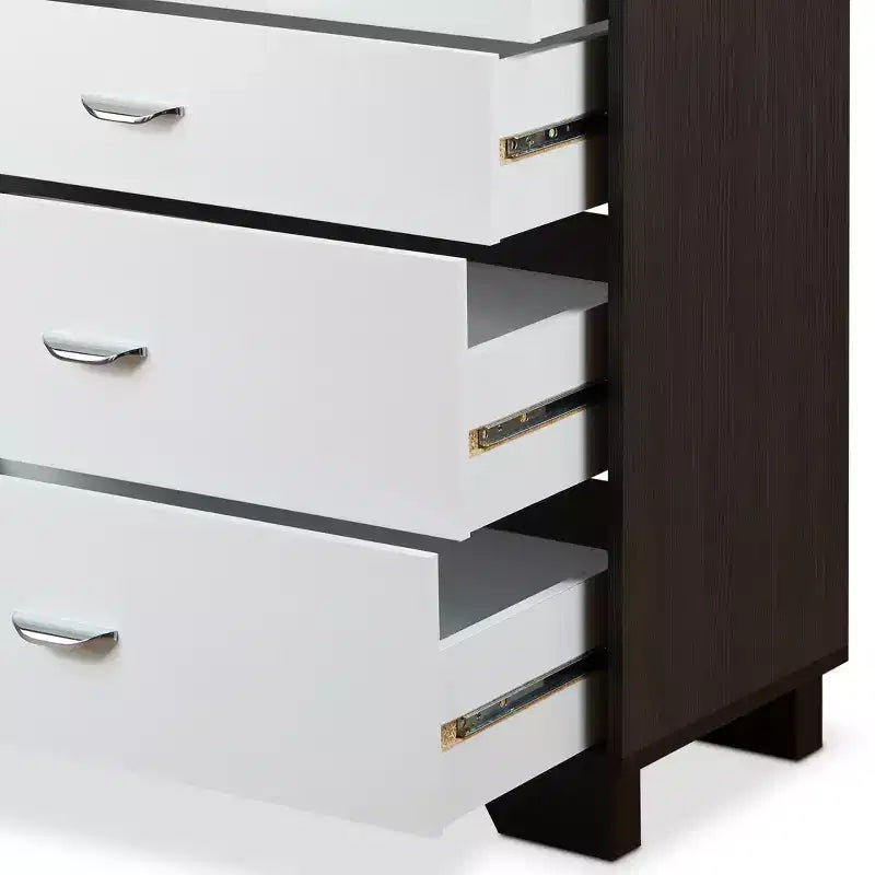 Cassettiera in legno a 5 cassetti GDFStudio Colbert 47