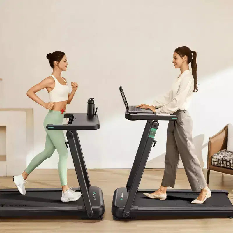 UREVO Foldi 3S Treadmill with Desk | Adjustable, Foldable, Smart Treadmill