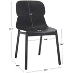 Abbie Molded Plastic Dining Chair (Set of 2) - SFV6900 - Safavieh Couture