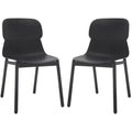 Abbie Molded Plastic Dining Chair (Set of 2) - SFV6900 - Safavieh Couture