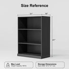 41*31*16 Wood Accent Sideboard Cabinet in Black, Storage Organizer with Adjustable Shelves for Kitchen Bedroom Living Room Dinning Room