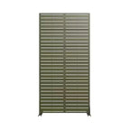 72 H35W Dovelina Grigio Paravento Decorativo per Esterni in Metallo Autoportante Recinzione da Giardino