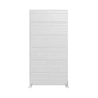 72 H35W Dovelina Grigio Paravento Decorativo per Esterni in Metallo Autoportante Recinzione da Giardino