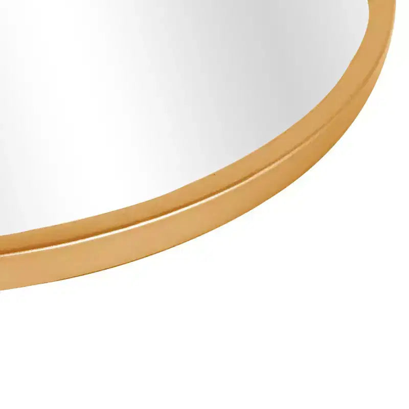 31x24 Arched Bathroom Mirror with Hardware, Iron Rotating Wall Hanging Mirror Wall Mounted Vanity Mirror for Bedroom Living Room Entryway, Gold