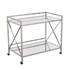 Carrello da bar Maxton - Argento/Antracite - SEI