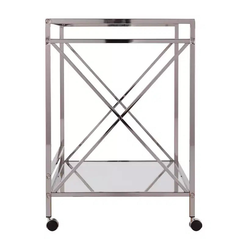 Carrello da bar Maxton - Argento/Antracite - SEI