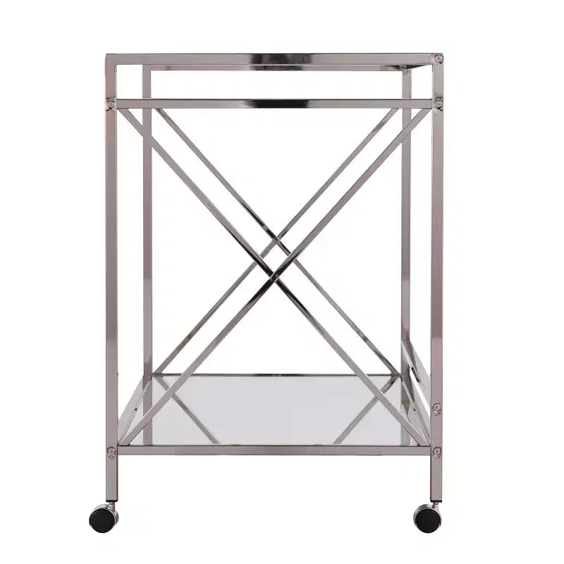 Carrello da bar Maxton - Argento/Antracite - SEI
