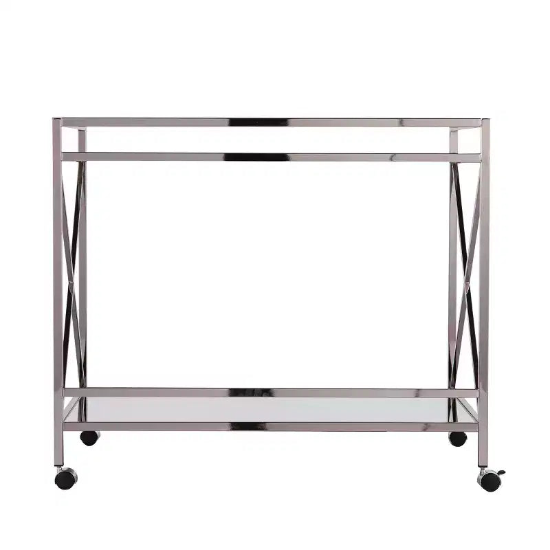 Carrello da bar Maxton - Argento/Antracite - SEI