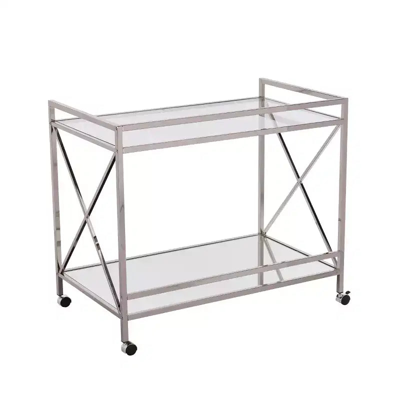 Carrello da bar Maxton - Argento/Antracite - SEI