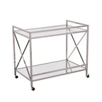 Carrello da bar Maxton - Argento/Antracite - SEI