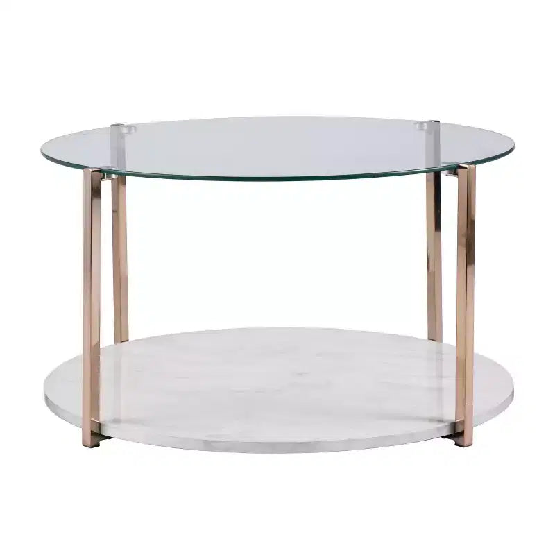 Avenida Cocktail Table - Glam Style - Gold - SEI