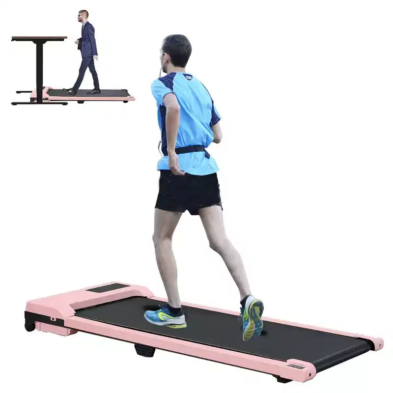 NAYSAYE Walking Pad Spacious Running Area 220 lbs Weight Capacity for Home or Office Workouts, Pink, 47.64*19.09*4.92