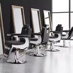 Karl Home Modern Style Heavy Duty Hydraulic Recline Barber Chair