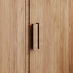 Vetrina Contenitore con Ante in Vetro: Design Semplice ed Elegante, Grande Capacità di Archiviazione, Pratica e Bella, Un Potente Strumento per l'Ordine Domestico
