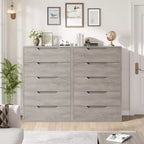 Cassettiera a cinque cassetti da 35,4 pollici, materiale PB+MDF+metallo, cinque cassetti portaoggetti, altezza regolabile, stile moderno-semplice e rustico