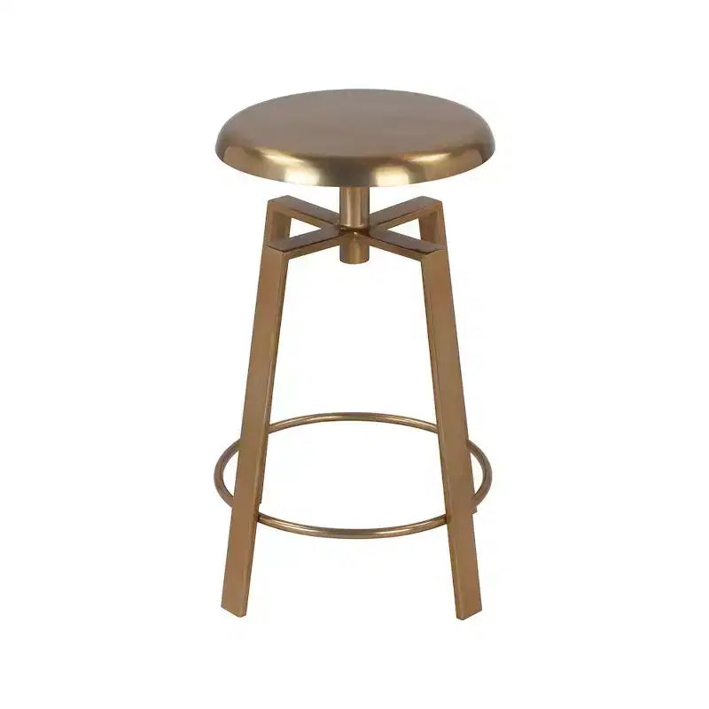 Meridian Furniture,Lang Gold Iron Counter/Bar Stool