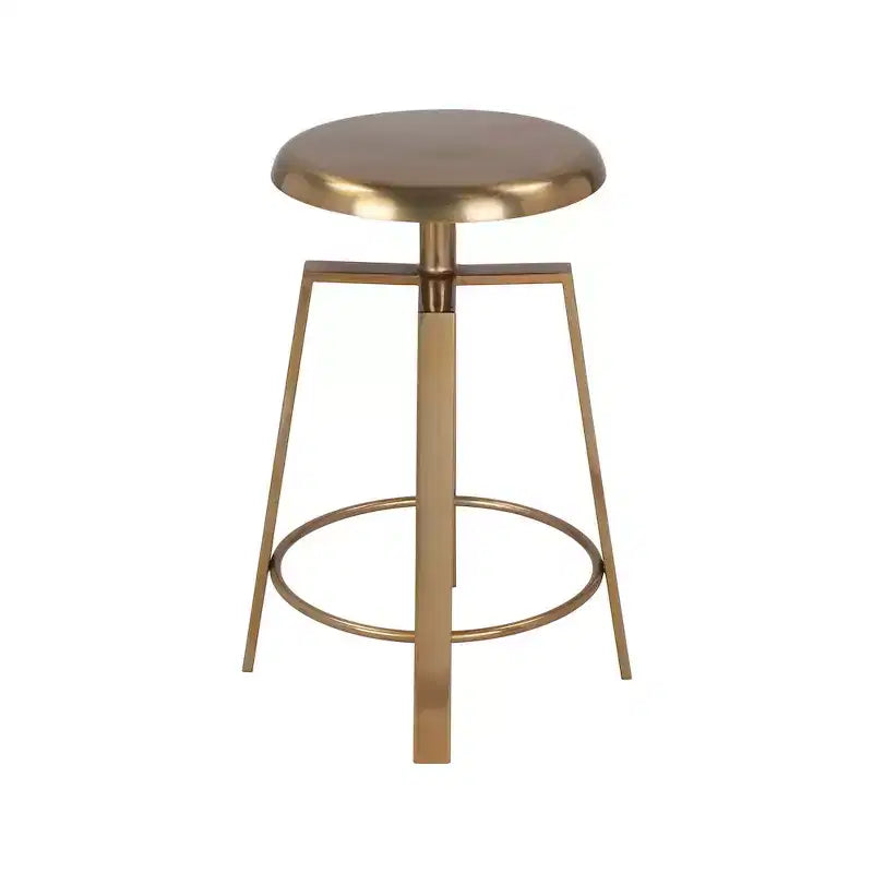 Meridian Furniture,Lang Gold Iron Counter/Bar Stool