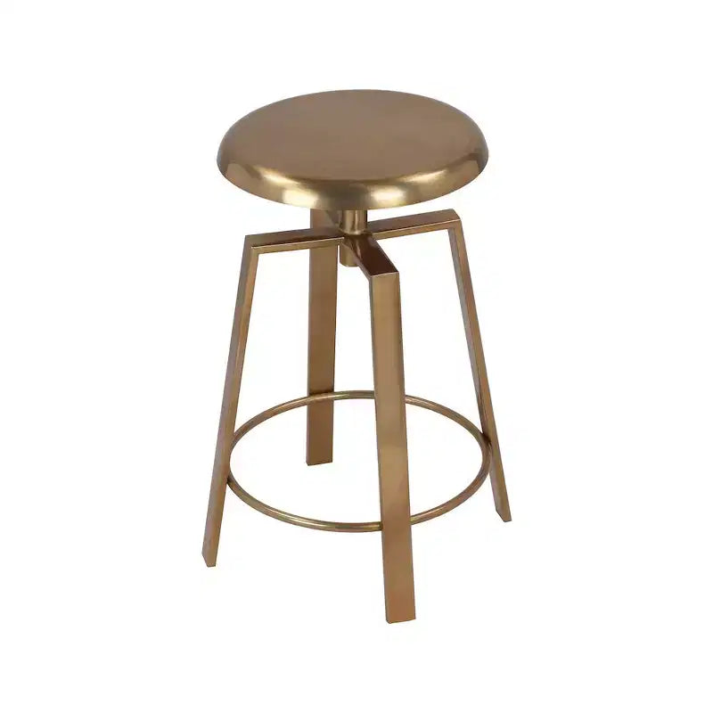 Meridian Furniture,Lang Gold Iron Counter/Bar Stool