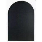 Gold Arched Bathroom Wall Mirror  Metal Frame