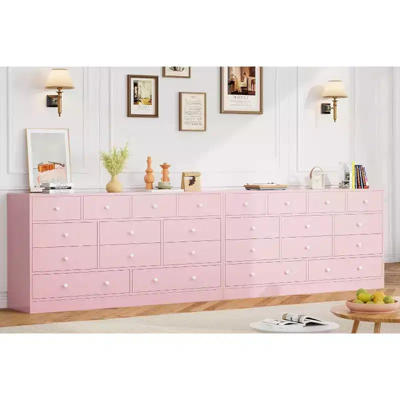 12 Drawers Dresser, 61 Large Drawers Black Dresser for Bedroom, Wood Dressers & Chest of Drawers for Bedroom, Living Room