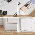 12 Drawers Dresser, 61 Large Drawers Black Dresser for Bedroom, Wood Dressers & Chest of Drawers for Bedroom, Living Room