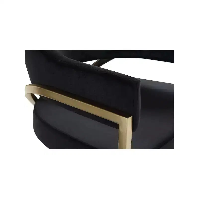 Meridian Furniture, Sedia da pranzo Madelyn in velluto, Set da 2