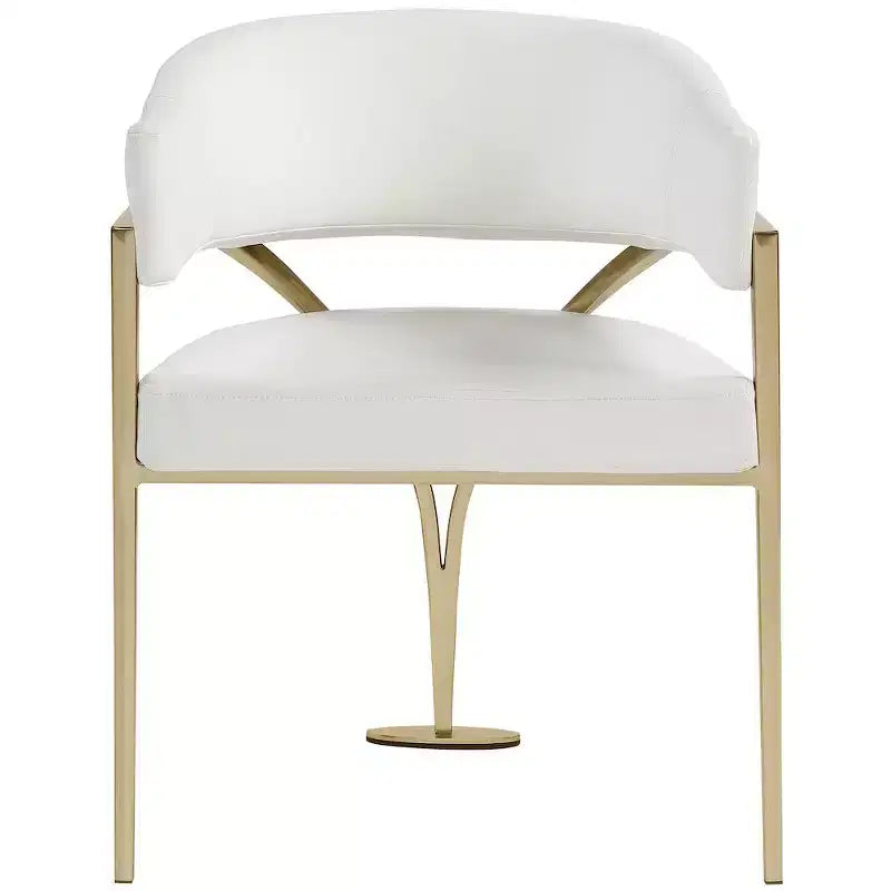 Meridian Furniture, Sedia da pranzo Madelyn in velluto, Set da 2