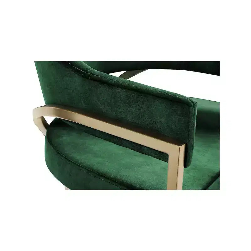 Meridian Furniture, Sedia da pranzo Madelyn in velluto, Set da 2