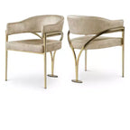 Meridian Furniture,Madelyn Velvet Dining Chair, Set of 2