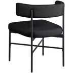 Meridian Furniture,Rivage Durable Linen Textured Fabric Dining Chair, Set of 2