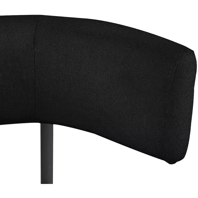 Meridian Furniture,Rivage Durable Linen Textured Fabric Dining Chair, Set of 2