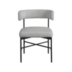 Meridian Furniture,Rivage Durable Linen Textured Fabric Dining Chair, Set of 2
