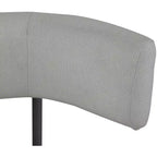 Meridian Furniture,Rivage Durable Linen Textured Fabric Dining Chair, Set of 2