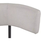 Meridian Furniture,Rivage Durable Linen Textured Fabric Dining Chair, Set of 2