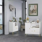 Mobile da Cucina a Microonde da 40 pollici, Credenza a Buffet, Mobile Contenitore, Mobile Bar per Caffè con Ripiani Regolabili, 2 Cassetti e 2 Ante, per la Casa