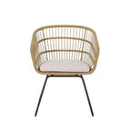 MAYEERTY Set of 2 Chairs With 2 Soft Cushions Versatile Seating for Living Room Bedroom