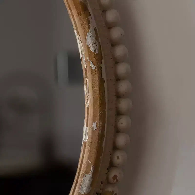 Maxax Wood Flat Wall Mirror