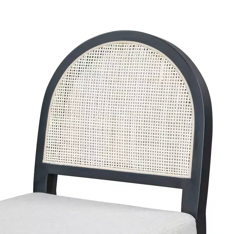 Christopher Knight Home Kinich Boho Rubberwood Rattan Upholstered Counter Stools (Set of 2)